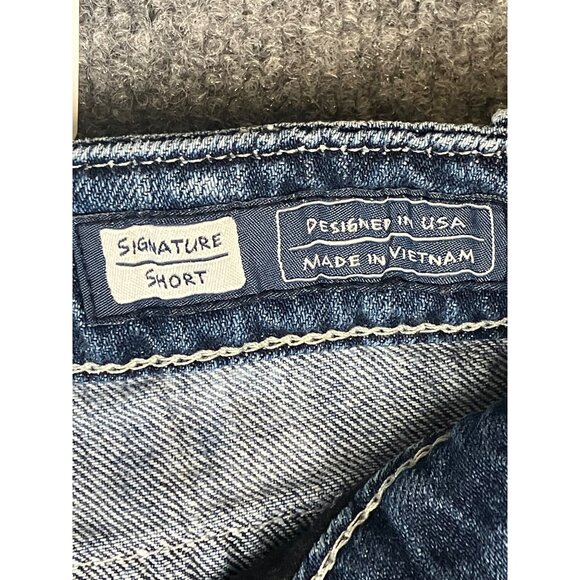 Miss Me Women's Jean Shorts Signature Short Size 26 With Stains - Picture 5 of 16